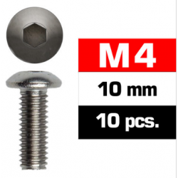 TORNILLOS M4X10MM BOTON (10U.)